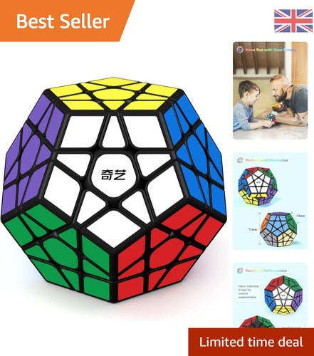 Black dodecahedron speed cube - speed,