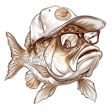 Wall decal sticker cool bass