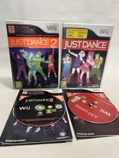 Just Dance Bundle 1&2 For Nintendo Wii Dance Games Family Keep Fit PAL