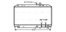 AVA Coolant Radiator MZ2177 for MAZDA RX8 (2004) 1.3  etc