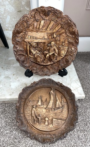 Vintage pair relief wall - relief,