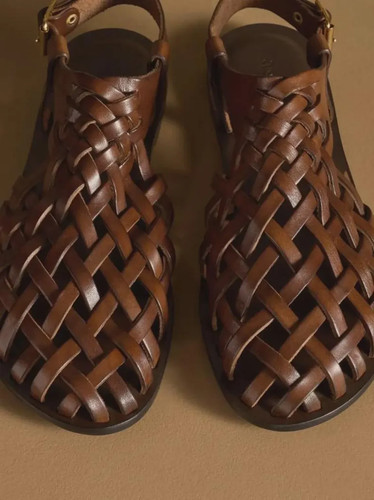Men woven leather - men's,