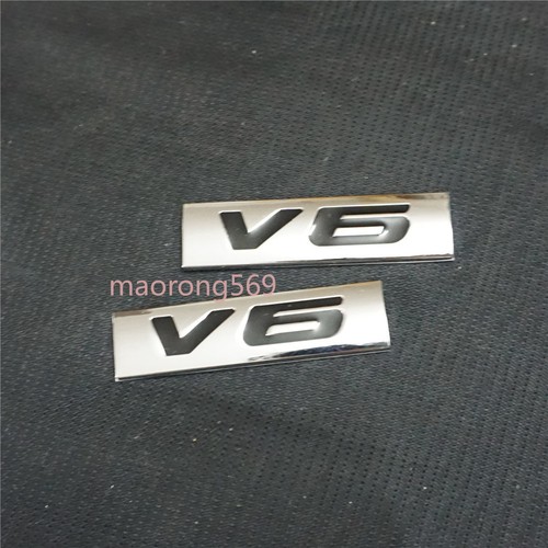 Chrome silver black - chrome, v6