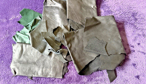 Large real leather offcuts - large,