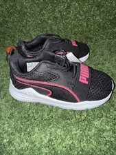Puma Wired Pure Children’s Trainers Size 8 Black/pink