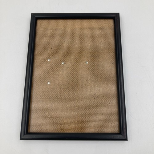 Black framed pin - display, case