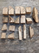 English Holly Burl end-trims for resin-casting/penmaking/segmented handles