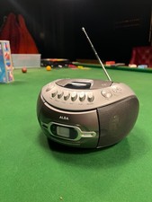 ALBA Silver CD Radio Cassette