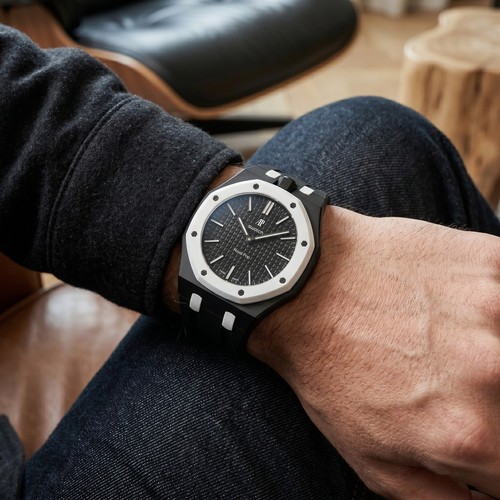 Black strap for swatch - black, ap