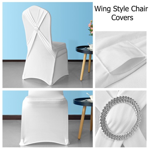 Spandex chair covers white - spandex,