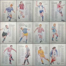 Club Colours Historical Football Strips + Records Picture - Various Teams N - S