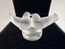 Lalique Crystal Frosted Two