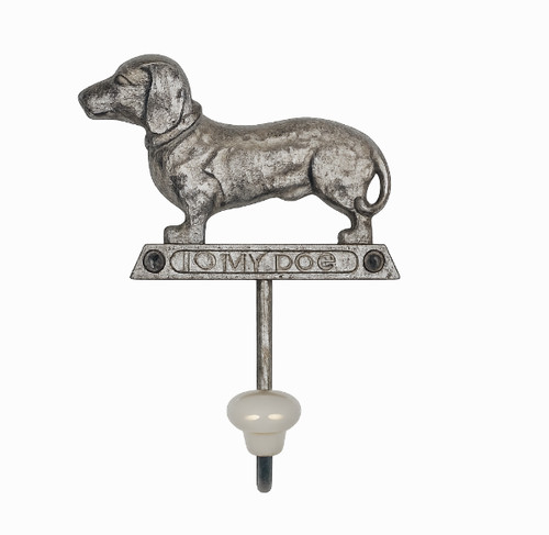 Dachshund dog wall - dog, hook