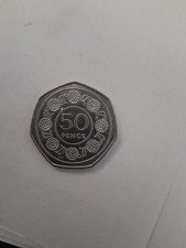 1988 Gibraltar Large Size 50p