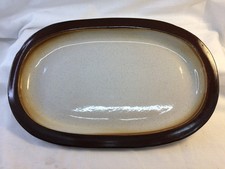 Vintage Moira Farmhouse Stoneware Oval Serving Plate - 31 X 20 cm (H12)