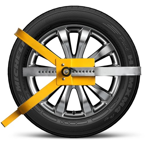 Wheel clamp heavy duty safety - wheel,