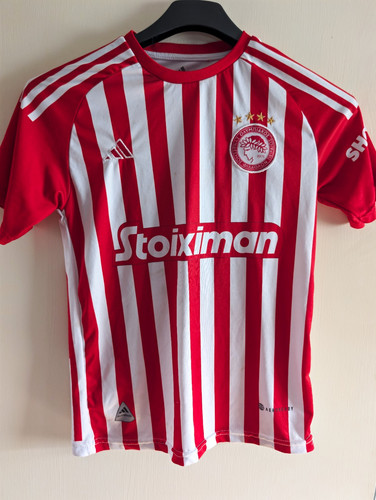 Adidas olympiakos home shirt - adidas,