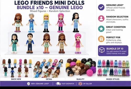 Lego friends mini dolls - mini, x10
