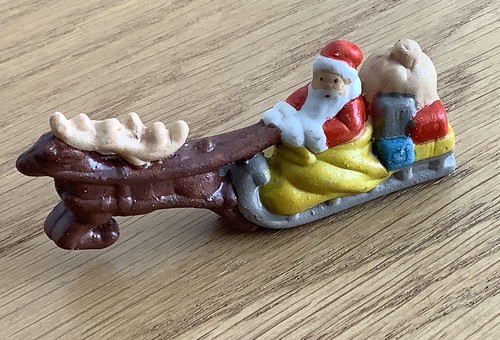 Vintage ceramic christmas cake - vintage,