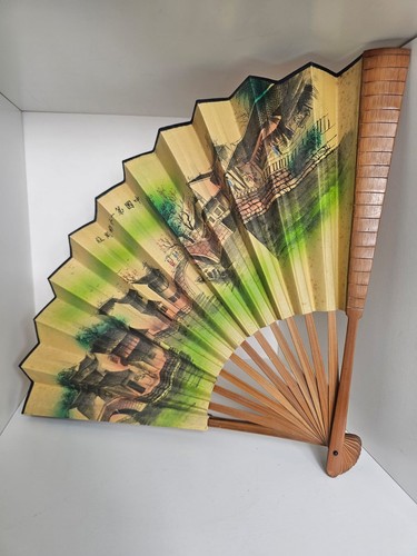 Vintage chinese folding - chinese, hand