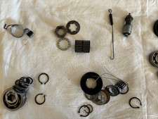 Suzuki T20 various gearbox, kickstart, bearings etc., see photo