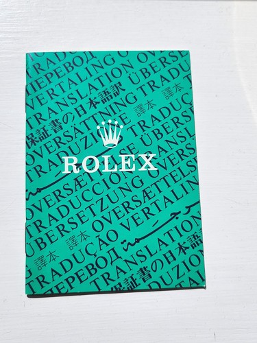 Rolex international guarantee - rolex,