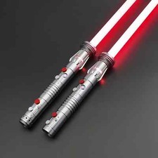 Darth maul Star wars Lightsaber 2PCS Double Blade Smooth Swing