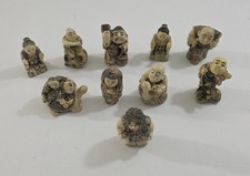 Lot of 10 Netsuke Reproduction