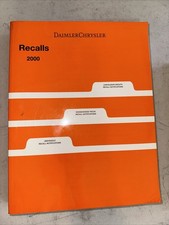2000  Daimler Chrysler Recalls