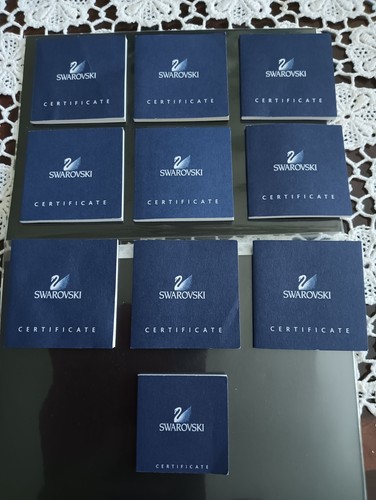 Swarovski ornaments 2007 - 10, x
