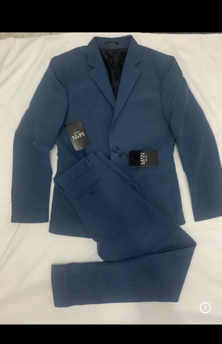 Men blue suit piece - blue, set