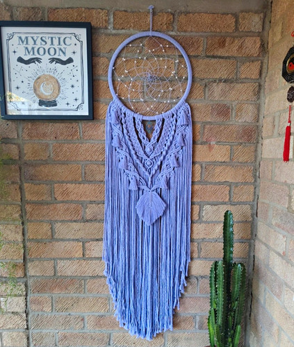 Large purple macramé dream - large,