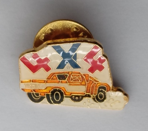 4x4 pick truck enamel lapel - 4x4,
