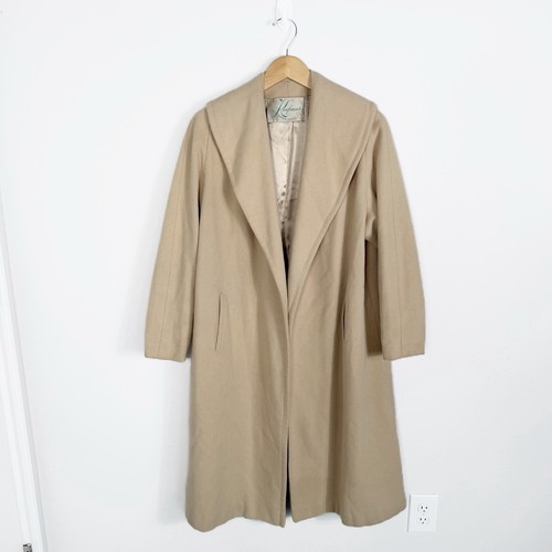 Vintage 100 cashmere trench - vintage,
