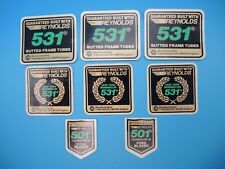 REYNOLDS 531 + 501 DECALS JOBLOT - ORIGINAL 1980`S RALEIGH FACTORY STOCK