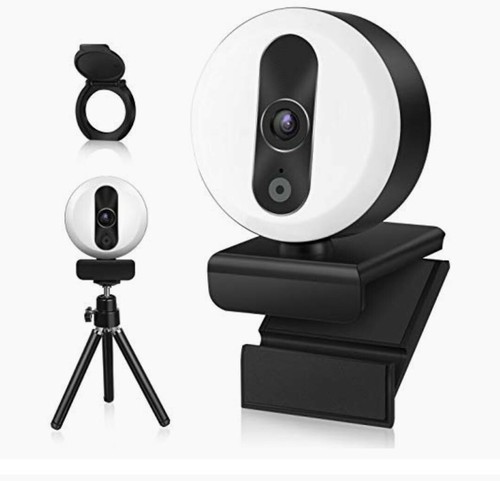 Webcam with ring light - ring, and