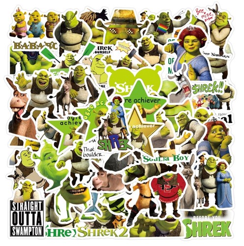 Kawaii shrek stickers pack - shrek,