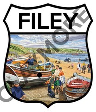 FILEY Yorkshire car sticker