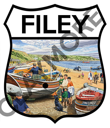 Filey yorkshire car sticker - yorkshire,