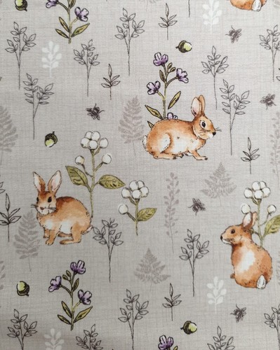 Rabbits fabric 100 cotton - uk, 100%