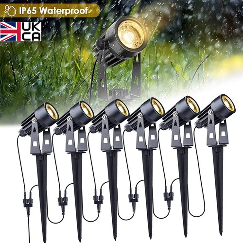 Garden spike lights mains - spike,