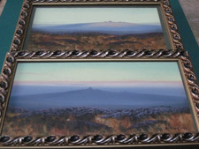 Pair of Gouache Paintings of Dartmoor by James Maciver c1900s - Framed
