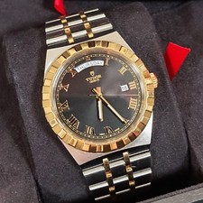 Tudor Royal Gold Black Dial