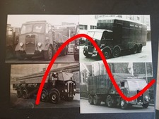 British Road Services 4 Vintage Lorry Photos AEC  Mammoth Maudsley Atkinson Etc