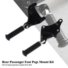 Rear Passenger Foot Pegs Pedal Mount For Harley Sportster XL883 1200 48 72 14-22