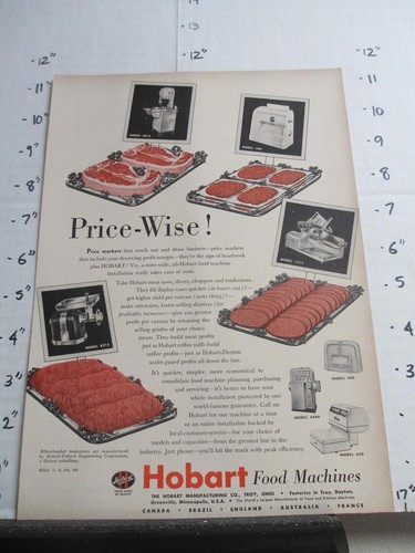 Magazine 1949 hobart - ad, food