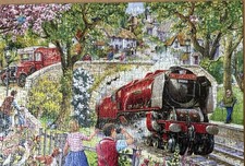 Complete 500 piece Steam Train