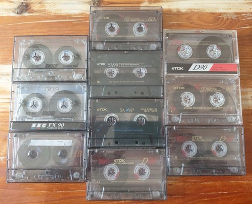 Cassette tapes mixed d90 - x,