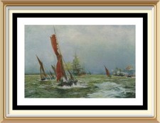 Original Old Lithograph