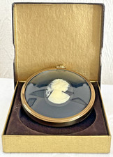 Lady in Cameo Miniature by Peter Bates – Exquisite Collectible Art Piece